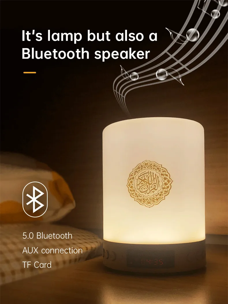 

Moon Lamp Quran Speaker Veilleuse Coranique Gift Quran Speaker Night Light Mp3 Parleur Coran Player Lampe Coranique