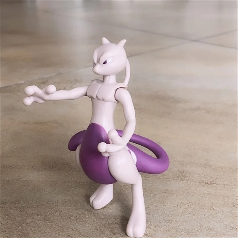 Аниме фигурки Mewtwo большого размера Мультяшные подвижные игрушечные