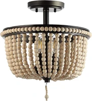 french country white wood bead chandelier dining room bedroom princess decorative kitchen island hanging light fixture