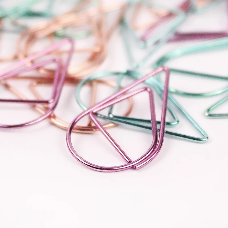 Закладка для бумаги Kawaa металл цвет в ассортименте 10 шт./лот|paper clips|metal paper clipspaper clips
