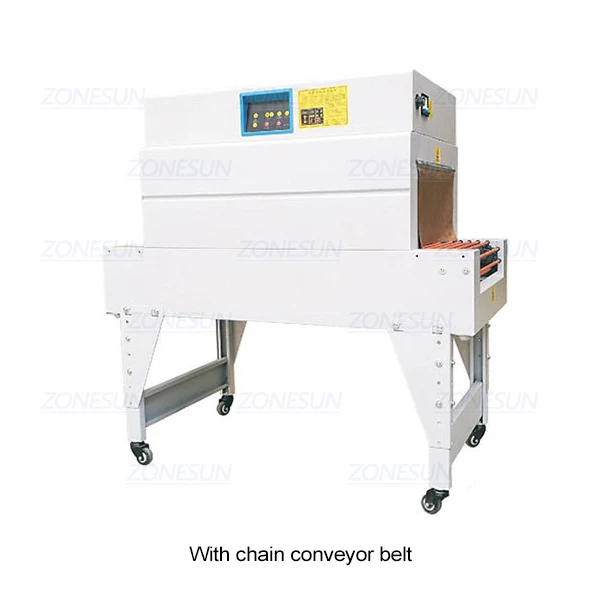 Chain conveyor ZONESUN термоусадочная пленка упаковочная машина для косметики книга пищевая CD машина для упаковки печенья - Цвет: Chain conveyor