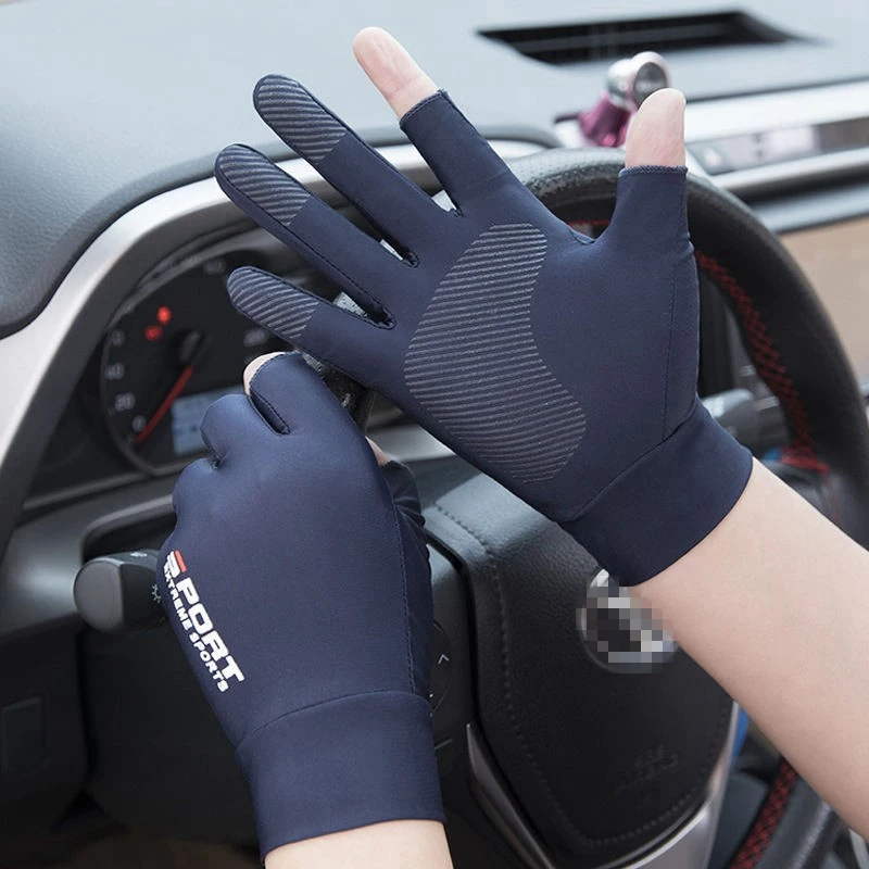 Спортивные перчатки для гольфа подледной езды вождения двухпальцевые