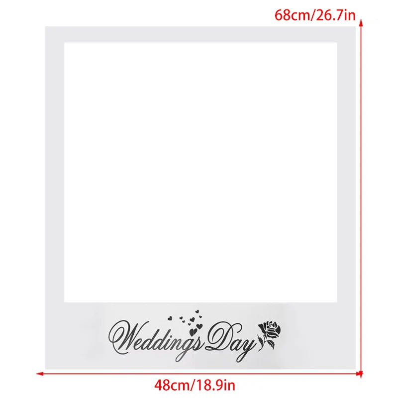 Birthday Photo Booth Frame Happy Photobooth Props Party Decor Anniversary Supplies |