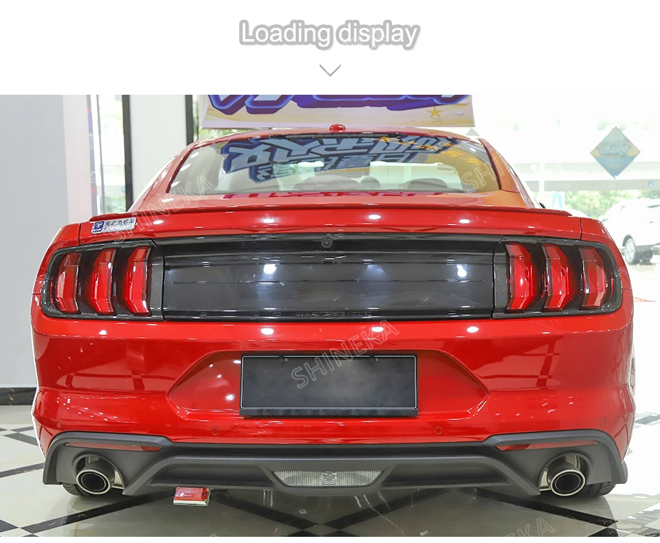 Колпаки для лампы SHINEKA для Ford Mustang,, АБС-пластик, автомобильные задние фары, декоративные задние фары, аксессуары для Ford Mustang