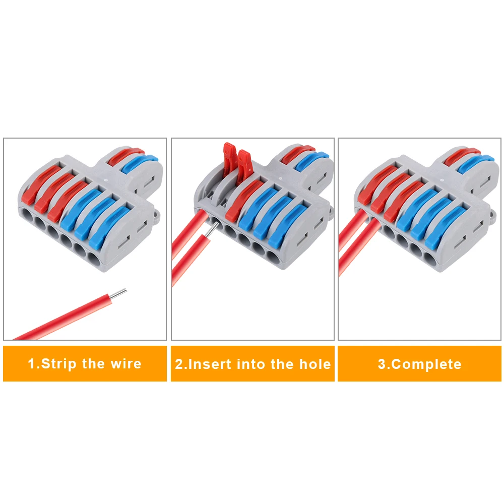 5 шт. мини-клеммные колодки для быстрого сплиттера | Обустройство дома