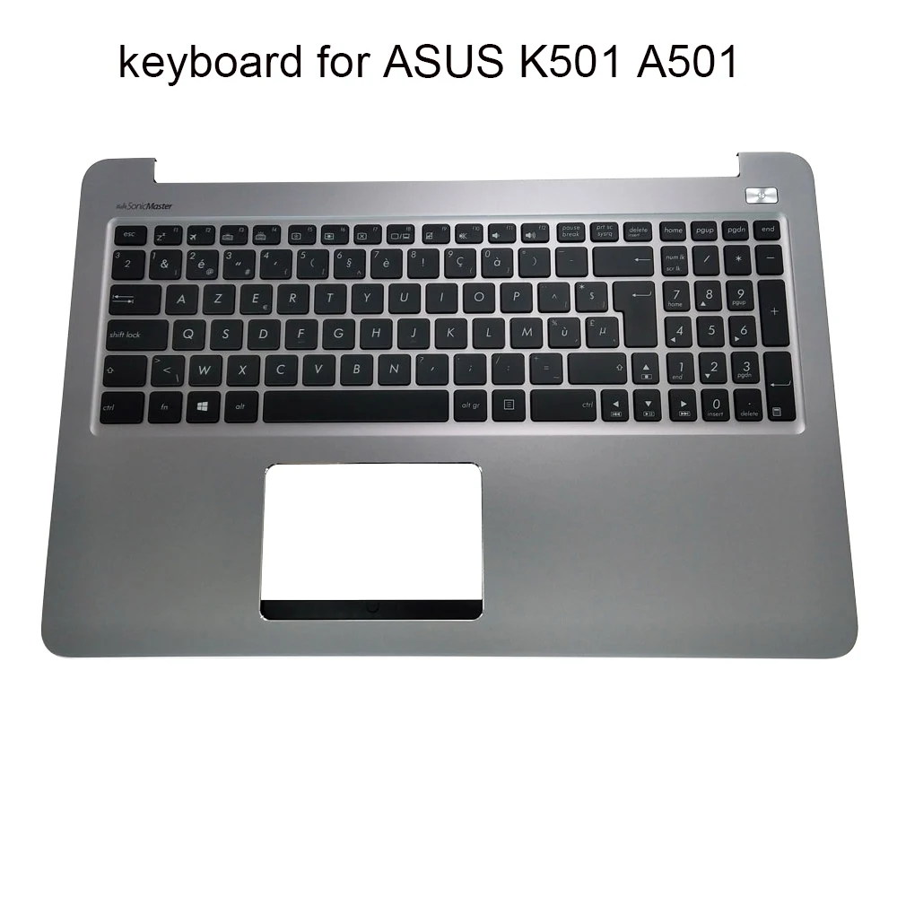 Palmrest Backlit keyboard Belgian for Asus K501 K501LB K501U K501UB K501UQ A501U A501L BE notebook keyboards case 13NB0A52AM0301