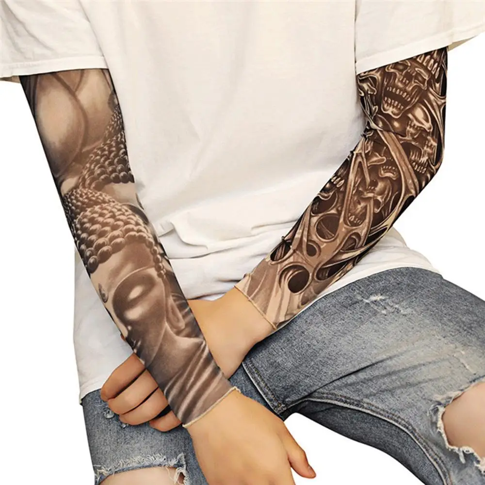 Поддержка колена для спорта Дышащие Высокие эластичные локоть Защита от солнца