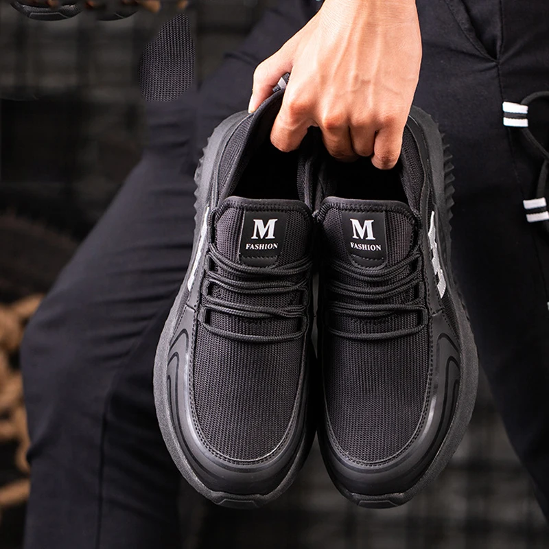 Мужская Уличная обувь со стальной головкой противоскользящая для ремонта