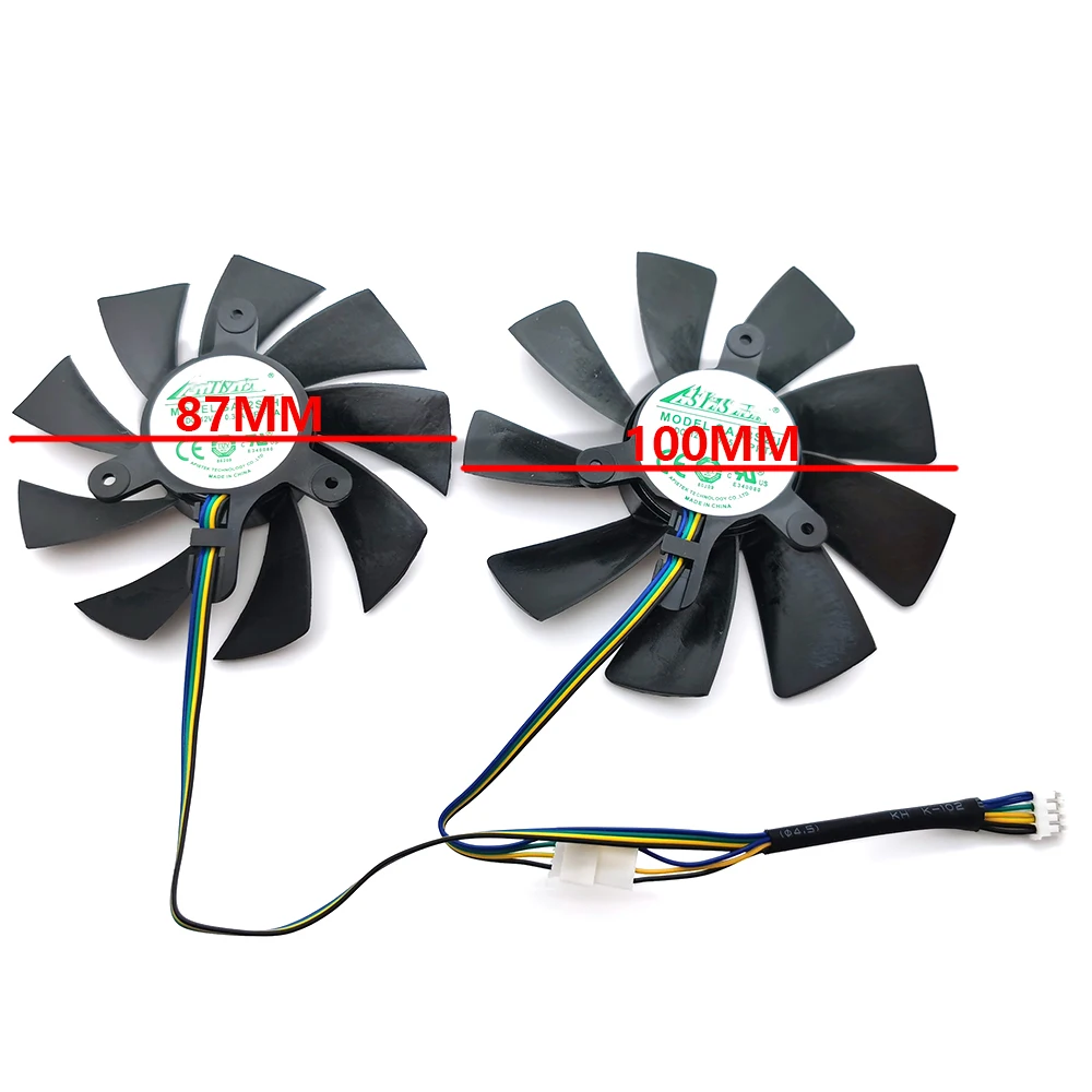 Охлаждающий вентилятор для ZOTAC GTX 100 1060 Ti MINI HA 1070 охлаждающий двух видеокарт GA92S2H 1080