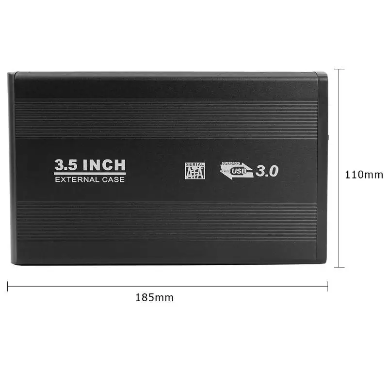 Чехол для внешнего жесткого диска 3 5 дюйма SATA на USB 0 2 6 Гбит/с | Компьютеры и офис