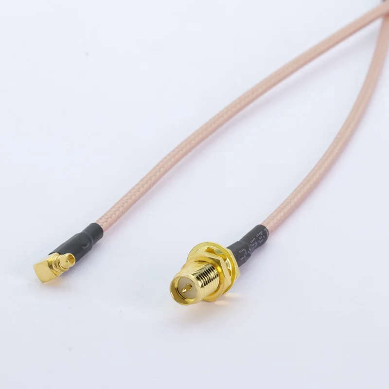 10 шт./лот Прямоугольный штекер MMCX к RP SMA Female RG316 ОТРЕЗОК кабеля RF коаксиальный
