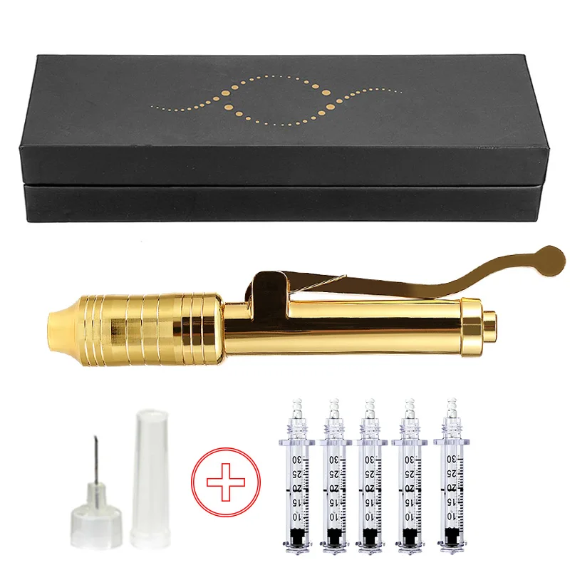 hyaluronic pen 24K гиалуроновая ручка-распылитель гиалурон шприц-ручка для удаления морщин вода Гиалуроновая кислота ручка высокая плотность металла гиалурония ручка - Номер модели: hyaluronic pen
