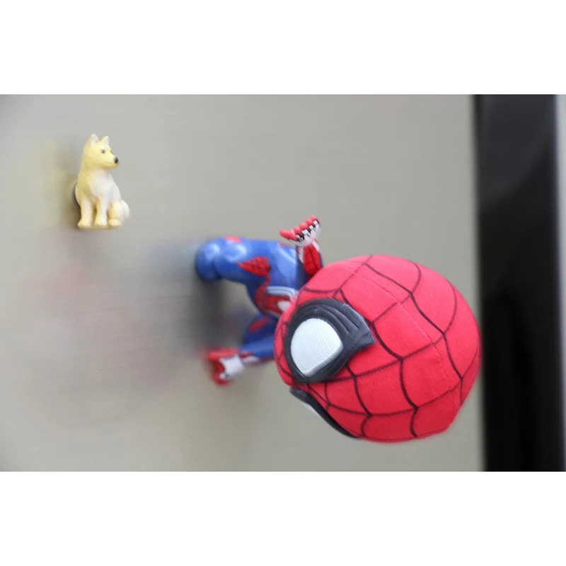 Ручная игрушка Marvel Человек-паук магниты экшн-фигурка с головой Q версия