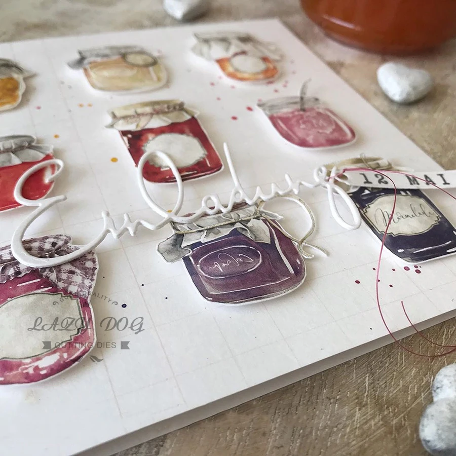 Немецкое приглашение металлические Вырубные штампы einlaназ искусственное