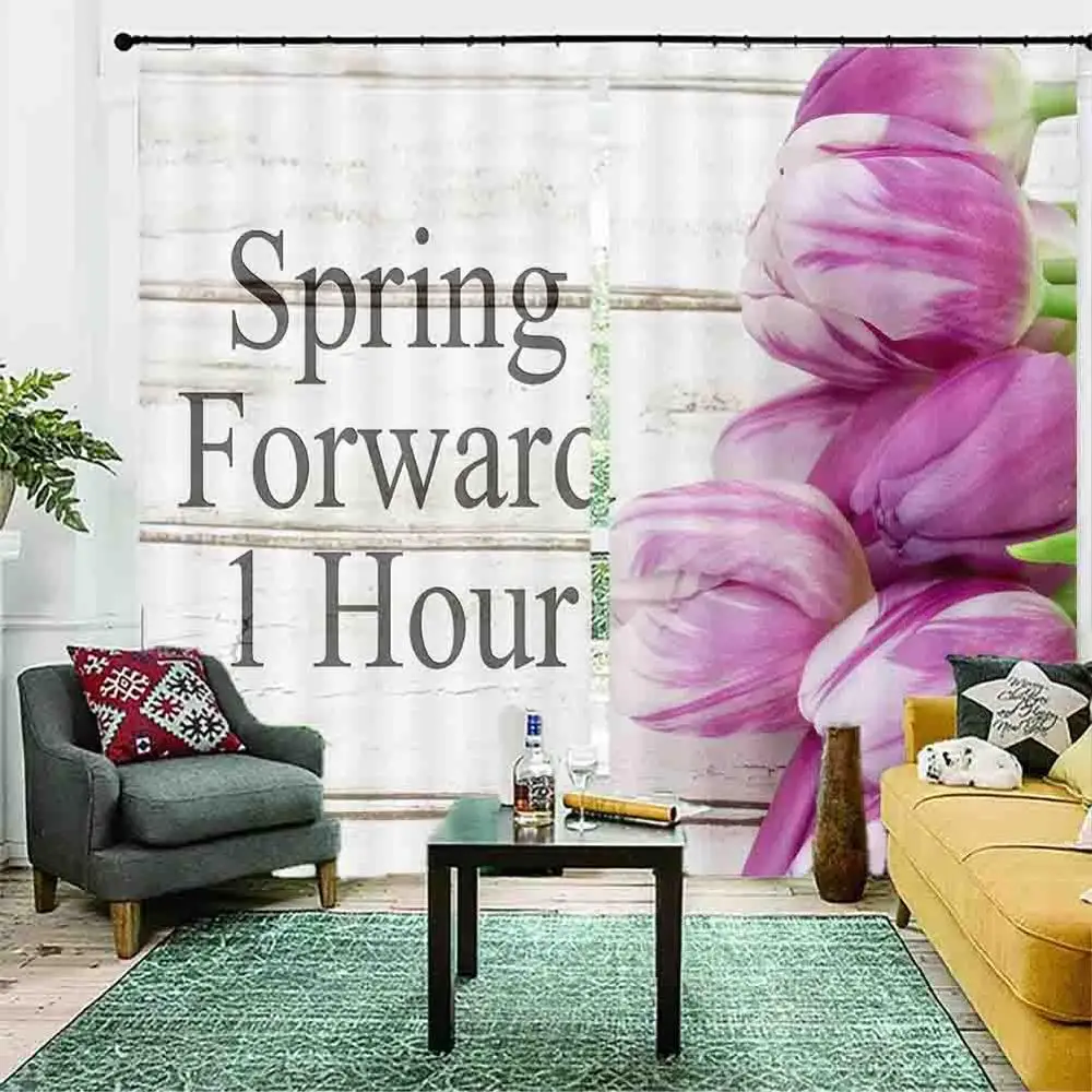 

Custom Windows 3D Curtains Simple flowers Cortinas Para La Sala Kitchen Curtains Blackout Practical Curtains