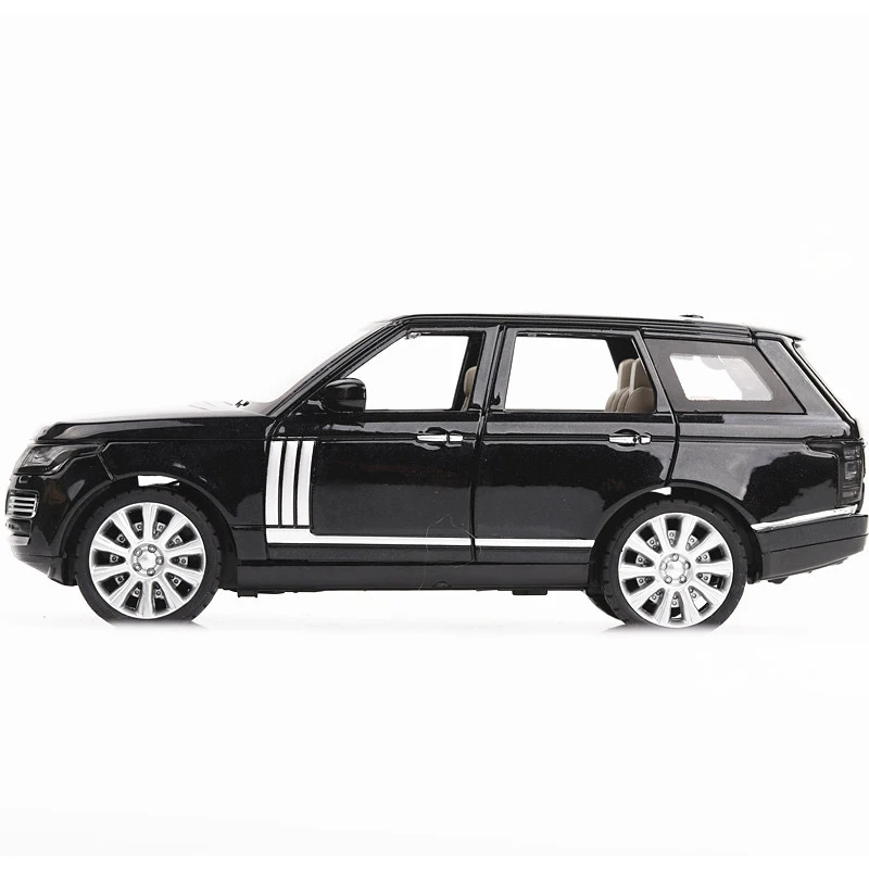 Игрушечный автомобиль из 1:24 сплава Range Rover внедорожник моделирование звук и