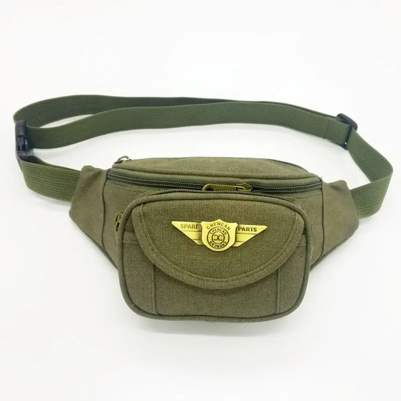 Спортивная холщовая поясная сумка унисекс Портативные Многофункциональные