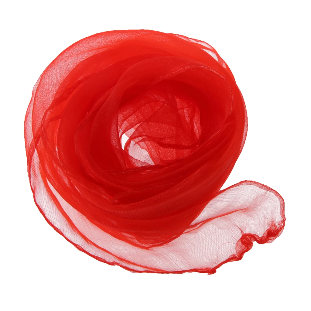Red Dance Tulle Face Veil Kids Dancing Kerchief Bag Key Decor | Тематическая одежда и униформа