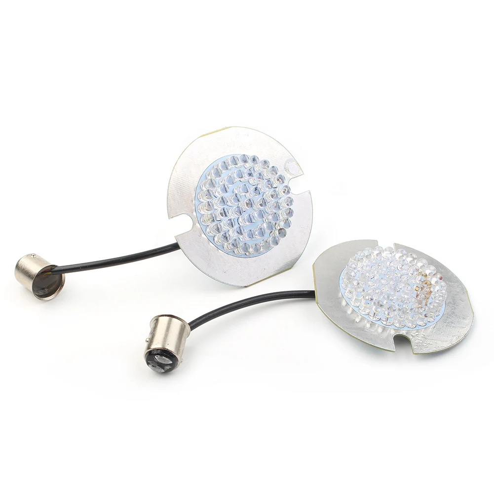 

2Pcs Motorcycle Turn Signal Light Indicator Inserts 1157 LED Lights Bulbs for Harley Davidson Electra/Ultra/Road Glide