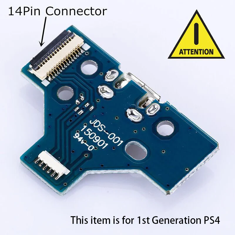 PS4 USB зарядный порт JDS-030/JDS-011 и 12 Pin, JDS-001 и 14 Pin, FJDS-055 и 12 Pin Соединительный кабель Замена для PS4 Contrller