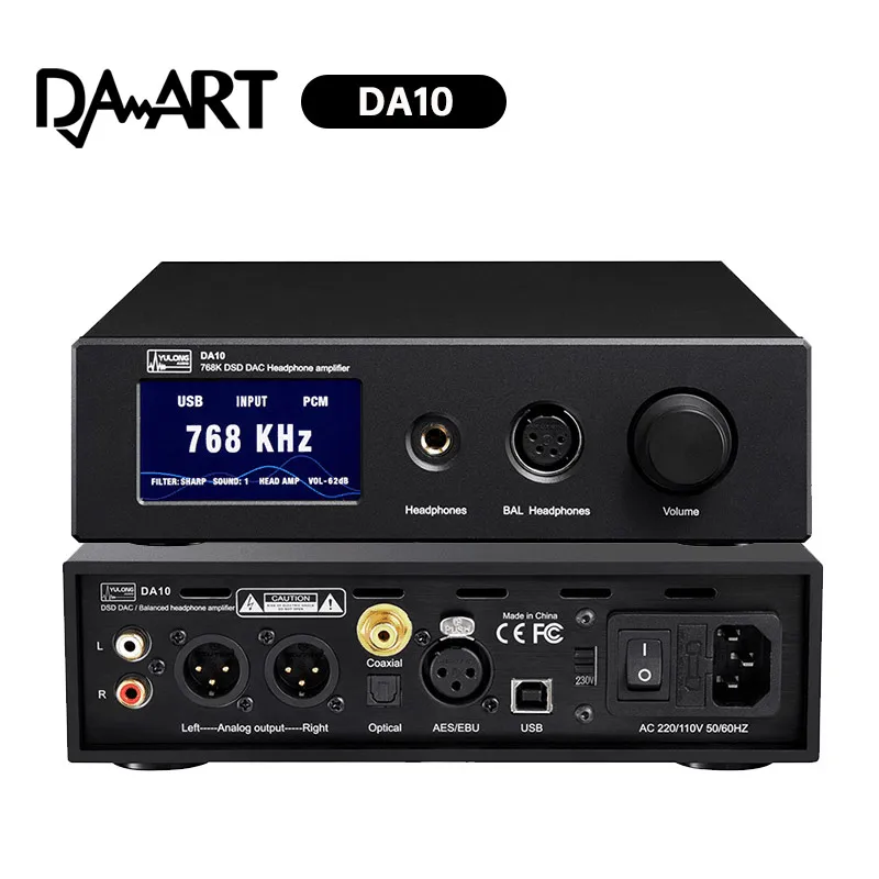 Yulong DA10 усилитель для наушников AK4497 768K DSD DAC