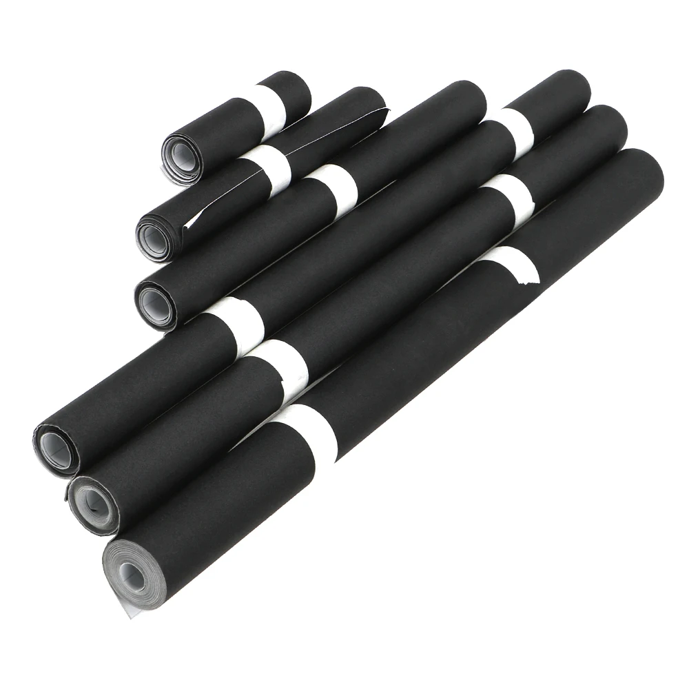 

LEEPEE PVC Black Universal Auto decorations For Car Body Dashboard Glitter Shiny Vinyl Films Car Sticker Car Styling