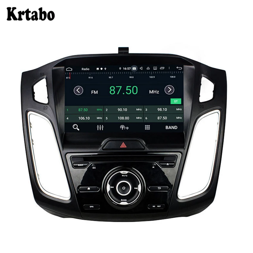 Для FORD Focus 2015 2016 2017 2018 автомобильный Радио Android мультимедийный плеер сенсорный