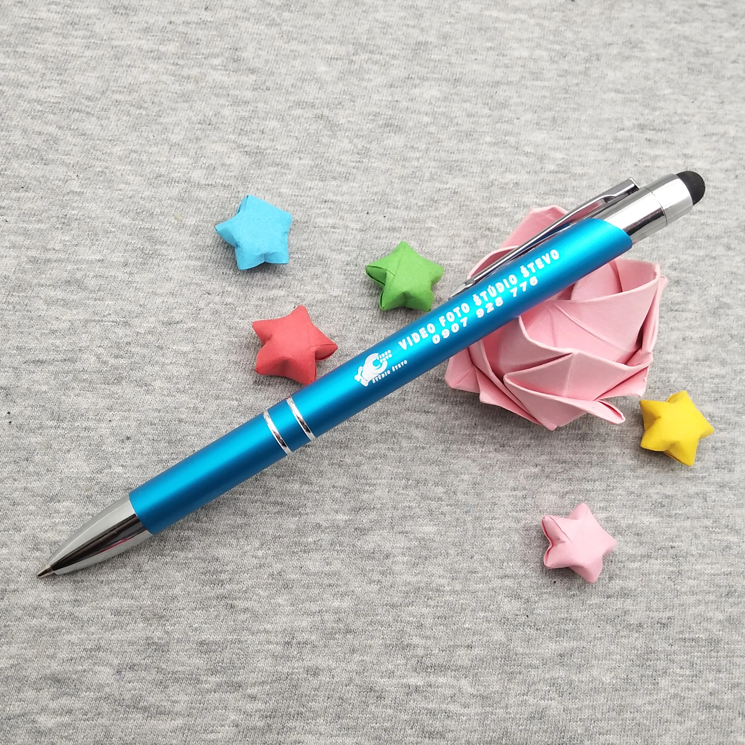 1pc smartphone screen touch pen free personalized stylus with my own name 10colors to choose best birthday gift | Канцтовары для