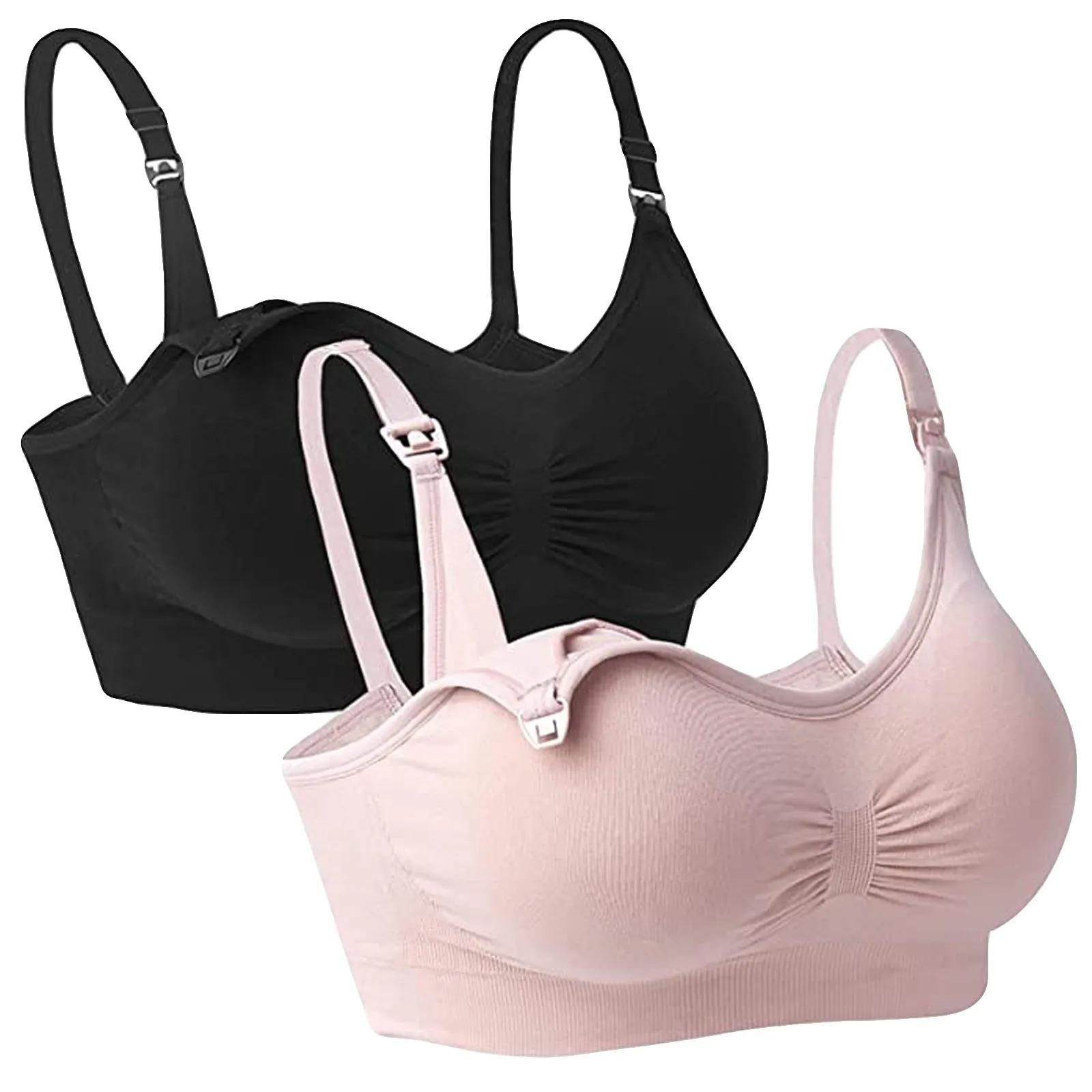 

Sports Bra Women Wire Free Bralette Maternity Fitness Tops Seamless Yoga Bra Woman Solid Nursing Padded Bras Gym Crop Top FFT