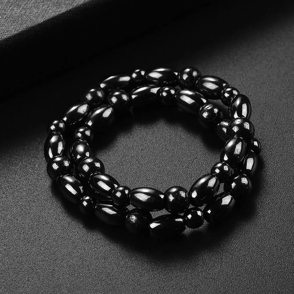 

Fashion Magnetic Stone Leg Anklets Bracelet Men Women Black Ankle Bracelet Gifts Lose Weight Feet Bracelet Jewelry