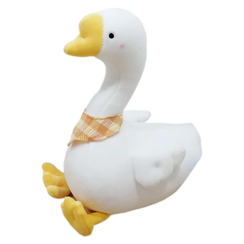 

Cute Big White Goose Plush Stuffed Doll Toy 25-40cm Soft Cushion Animals Sleeping Pillow For Kid Children Girl Birthday Gifts