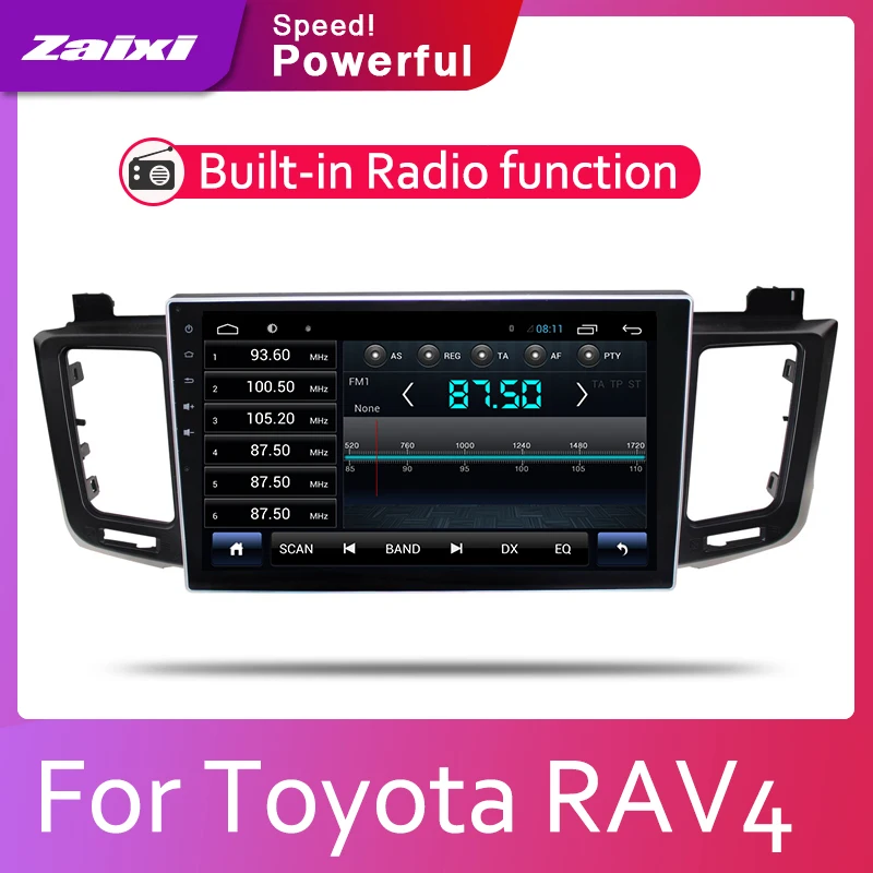 Автомагнитола 2 Din на Android мультимедийный видеоплеер с GPS навигацией для Toyota RAV4 XA40