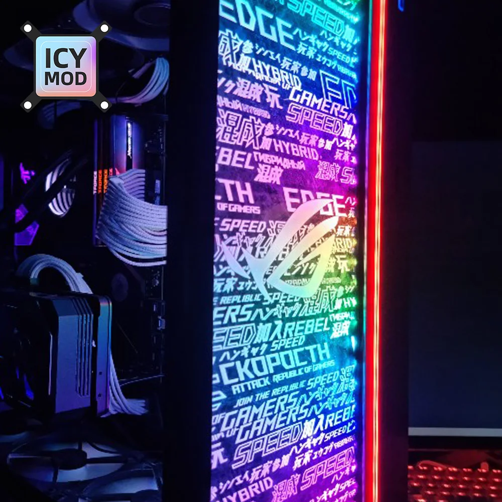 Панель Infinity RGB бесконечный стерео 3D чехол для ПК осветительная панель