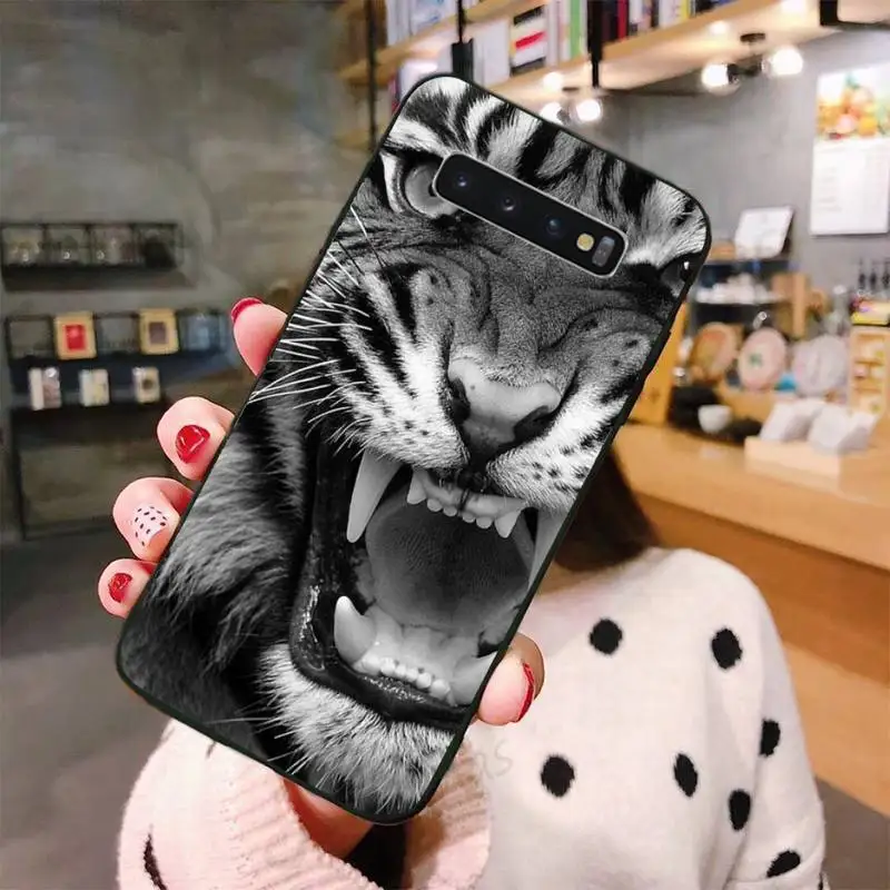 

Tiger lion animal cool Phone Case For Samsung A50 A51 A71 A20E A20S S10 S20 S21 S30 Plus ultra 5G M11 funda shell