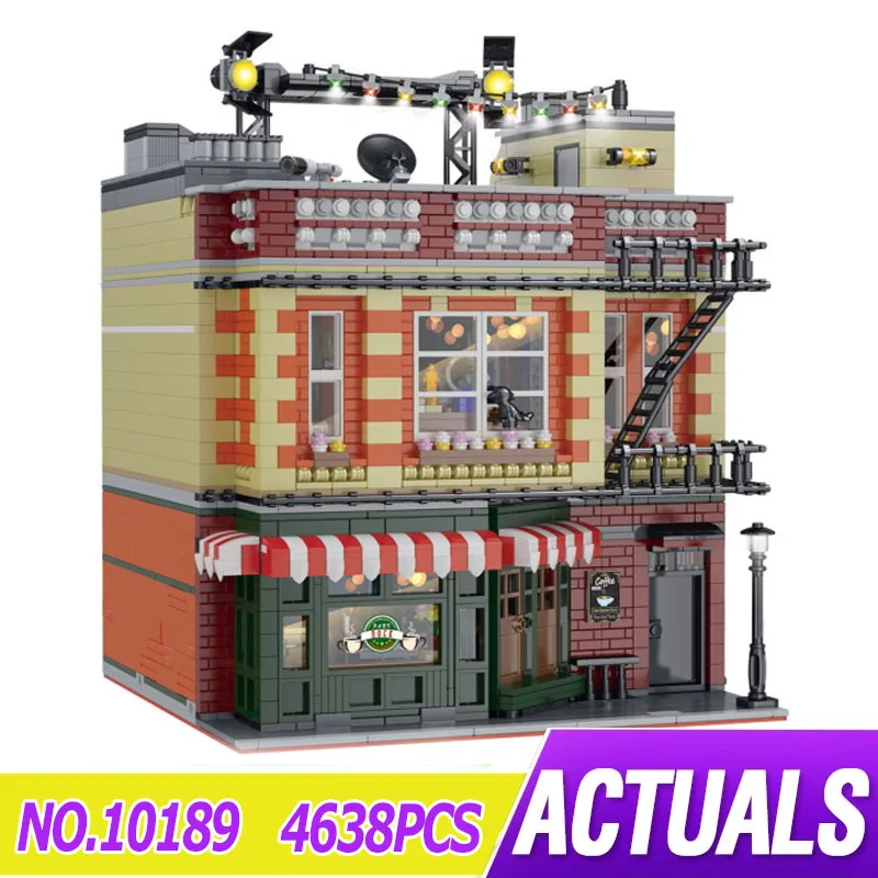 

MOC 10189 Ideas Series Brick 4638pcs Central Perk Big Bang Theory Modular Ideas Building Blocks Toys for Children Birthday Gift