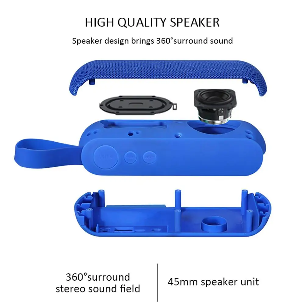 Новинка, Мини Портативный беспроводной Bluetooth динамик, стерео динамик, 4 цвета, радио, музыкальный сабвуфер, бас для компьютера, мобильного телефона
