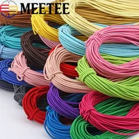 43meter 2mm eco friendly round rubber elastic cord stretch elastic bands rope jewelry bracelets making garment tag diy craft