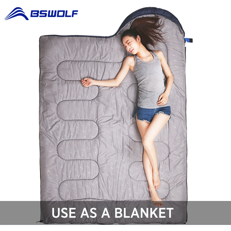 Спальный мешок BSWOLF Сверхлегкий всесезонный портативный соединяющийся для