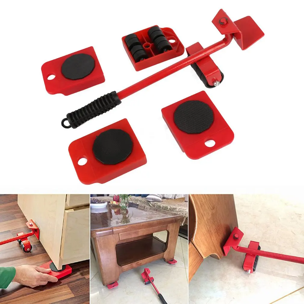 

Five-piece Set Practical Furniture Mover For Heavy Object Mover Convenient Moving Tool Hardware Tool