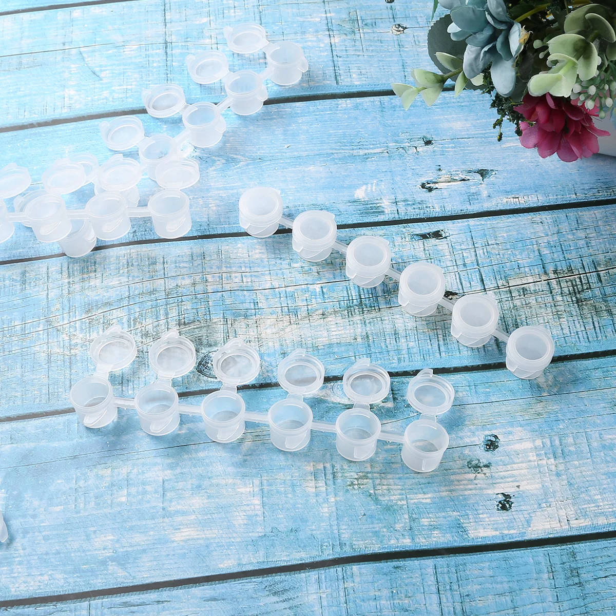 180 горшков 3 мл Мини пустой горшочек для красок Под стружки Искусство и ремесла Акварель Рисунок Пигмент Пластик Хранение контейнеров.