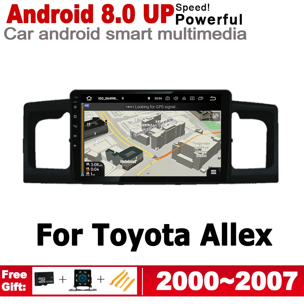 Автомобильный DVD GPS для Toyota Allex 2000 2001 2003 2004 2005 2006 2007 навигация мультимедийный плеер