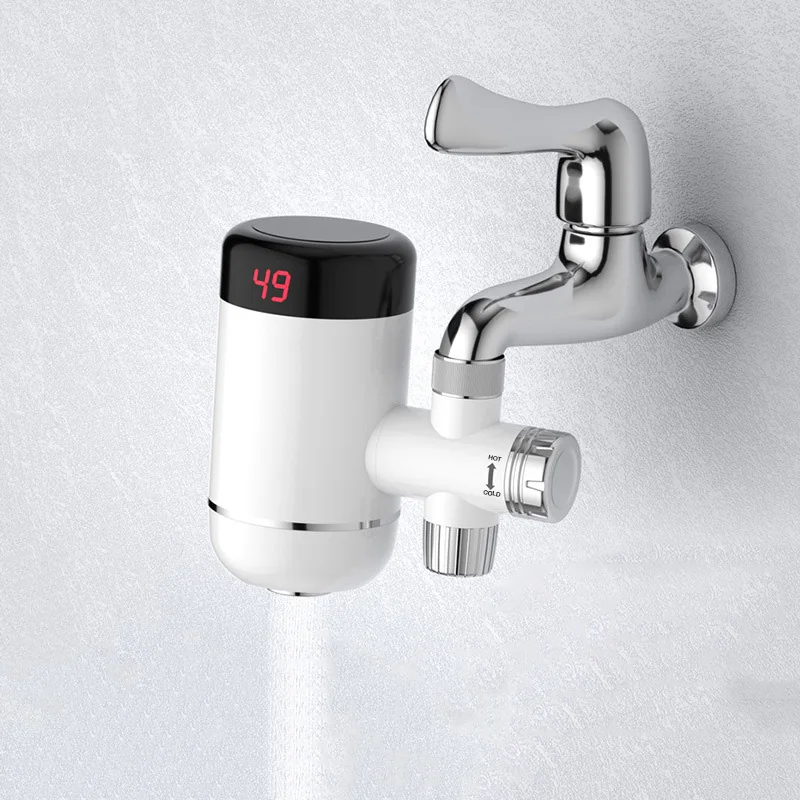 

Electric Kitchen Water Heater Tap Instant Hot Water Faucet Heater Cold Heating Faucet Tankless Instantaneous Water Heater