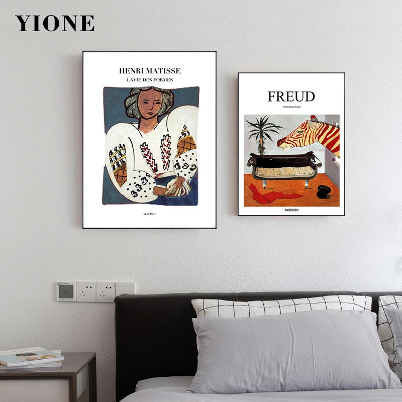 

Nordic Canvas Poster Abstract Giraffe Woman Girl Artist Oil Painting Print Wall Art Pictures for Living Room Bedroom Decoration
