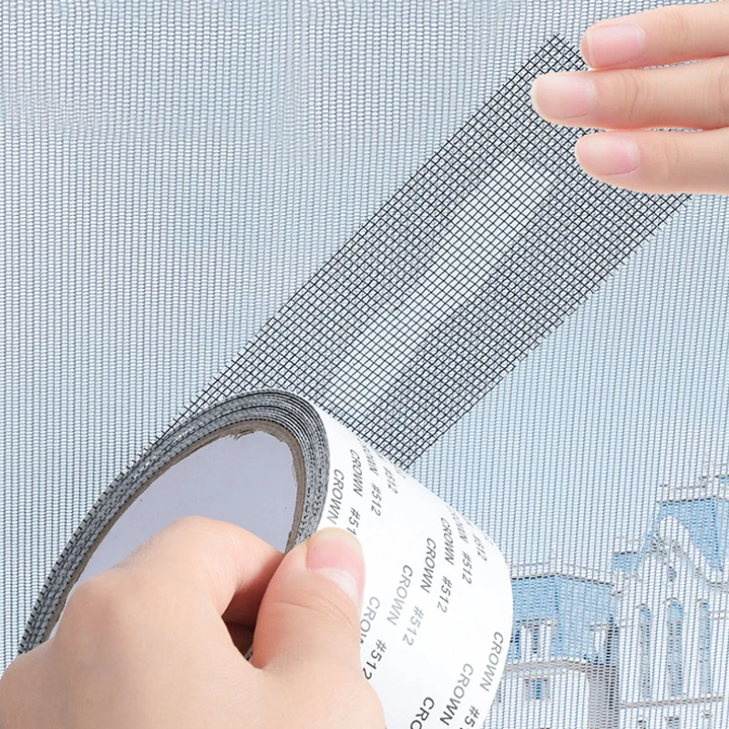 

Screen Repair Tape 5x200cm Window Door Waterproof Patch Self-adhesive Super Fix Anti-Insect Door Mosquito Net Mesh Broken Repair