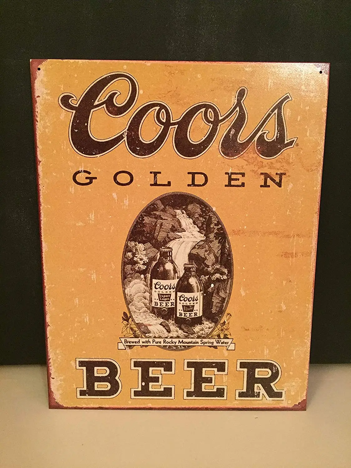 

Diuangfoong Coors Beer Vintage Reproduction Metal Sign 12" x 8"