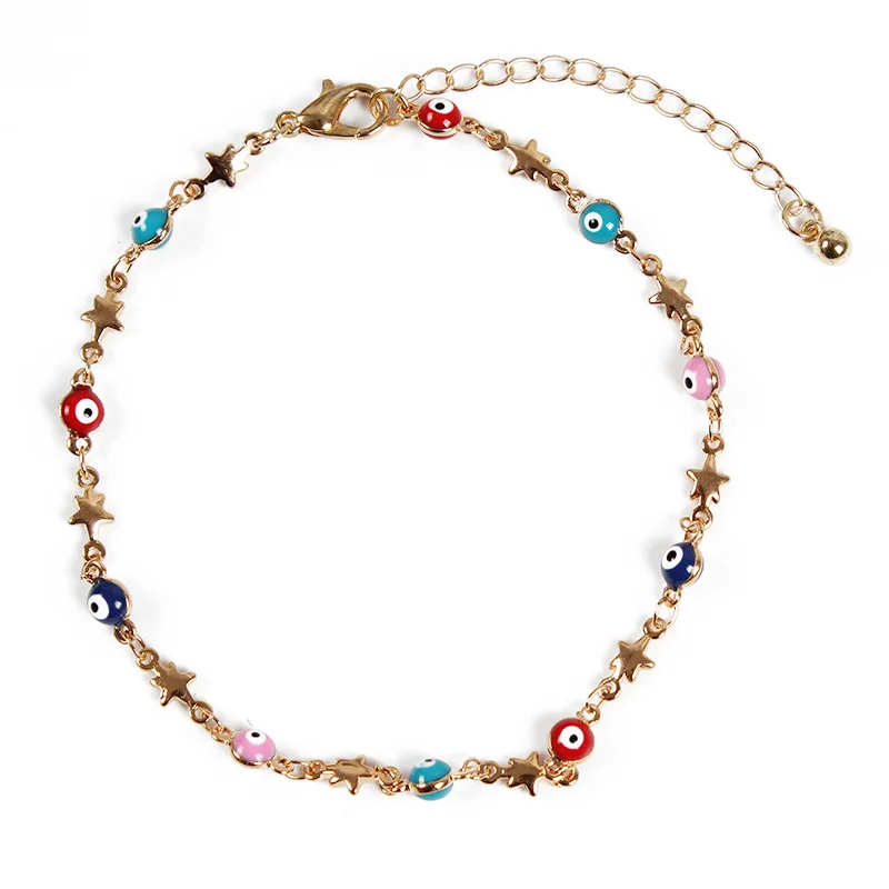 Модное винтажное золотое ожерелье с цепочкой в виде звезды женское ювелирное