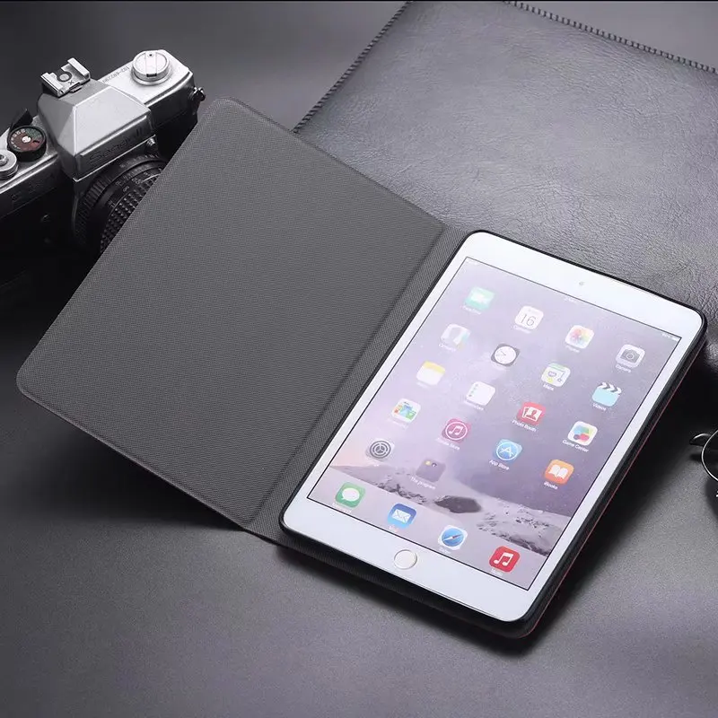 Чехол для Apple iPad mini 5 2019 умный флип-кошелек из воловьей кожи подставка чехол