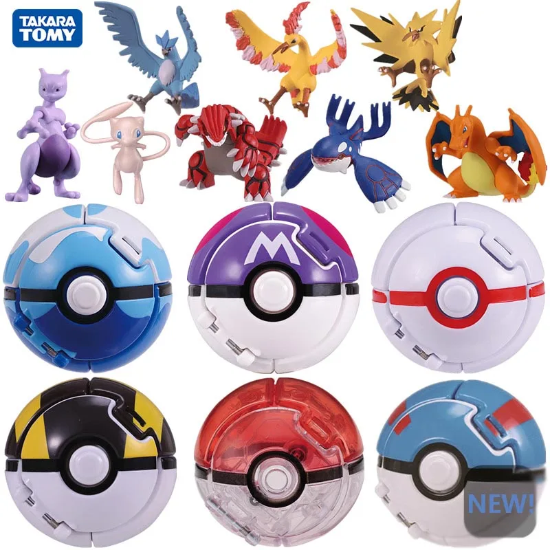 Takara Tomy Charizard Kyogre Groudon с шариками экшн-фигурка куклы игрушки Аниме Pokedel-Z Покемоны