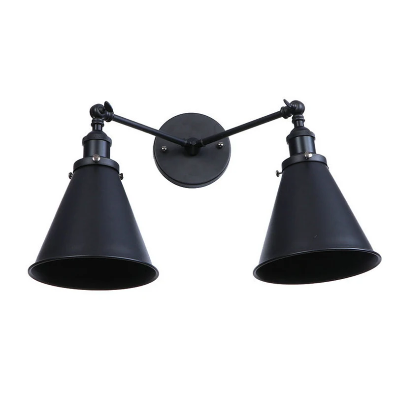 Антикварные Настенные светильники с поворотным рычагом гибкие промышленные для