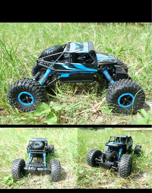 Горячая Распродажа RC автомобиль 2 4 ГГц 4WD 1/18/детскй колесный Рок Гусеничный ралли